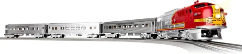 Lionel Santa Fe Super Chief Electric O Gauge 5.0 - Juego de tren Bluetooth con mando a distancia