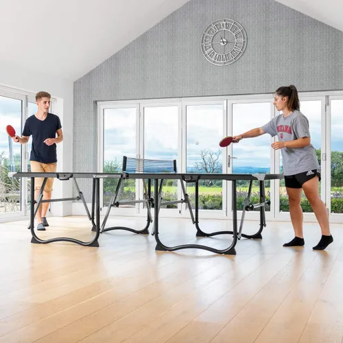 Vista 3 de Vermont Mesa de ping pong plegable - Tenis de mesa portátil prémium Montaje rápido