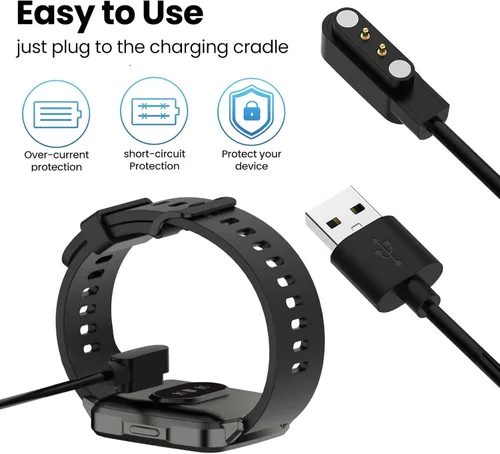 Vista 2 de VeryFit - Cargador de reloj inteligente para IDW13/IDW16/IDW19/IDW25/IDW26/IDW28/ID208