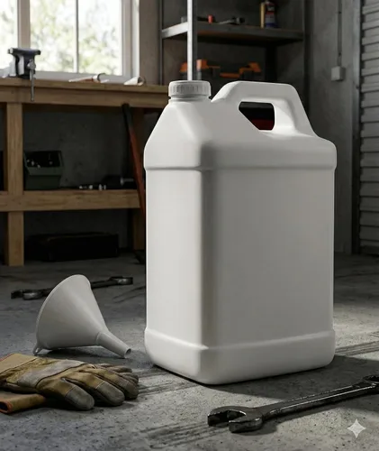 Vista 4 de kitchentoolz Jarra de 1 galón con tapa, jarra de plástico HDPE estilo F resistente para agua potable, campamento, almacenamiento de emergencia