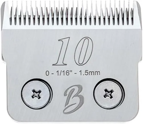Desmontable D Series 10 hojas de aseo para perros longitud de corte 1/16 pulgadas/0.059 in, no es compatible con cortadoras A5, cuchillas japonesas