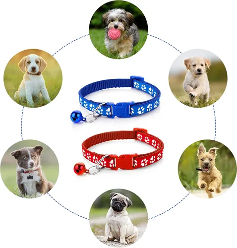 Vista 7 de Molain Collar ajustable para gatos y perros con correa, cuerda de entrenamiento duradera de liberación rápida, collar de hebilla para cachorros