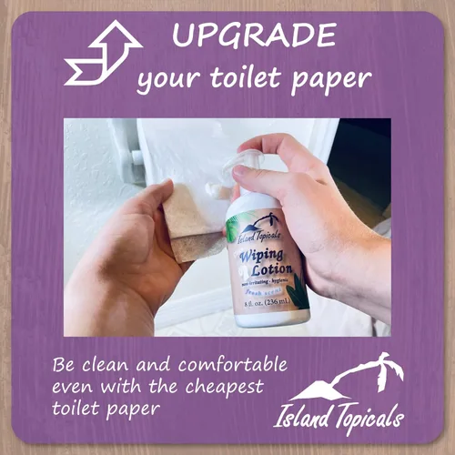 Vista 3 de Loción limpiadora Experimenta la limpieza con menos papel higiénico Botella de 8 onzas líquidas (aroma fresco)