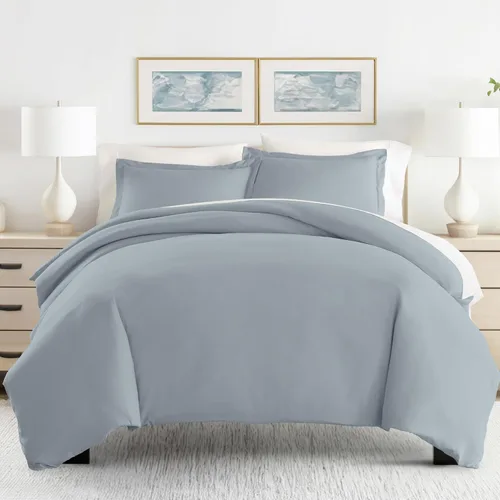 Vista 17 de Linen Market Funda de edredón individual para cama individual – Experimenta una comodidad similar a un hotel con una suavidad inigualable