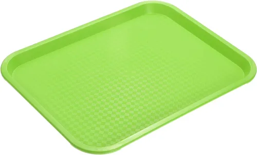 Vista 18 de uxcell Bandejas de plástico de comida rápida a granel de 12 x 16 pulgadas rectangulares para servir, bandejas de cafetería, platos para servir