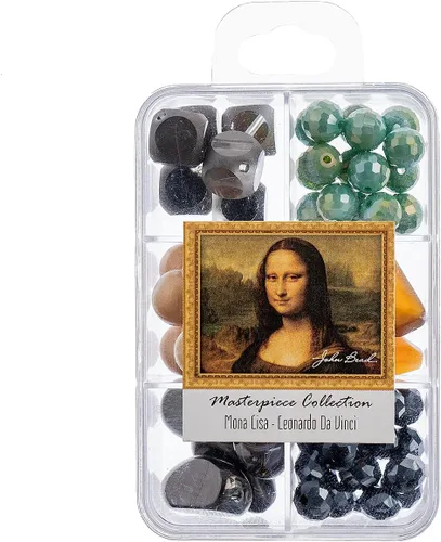 Vista 15 de John Bead Masterpiece Collection - Caja de cuentas de vidrio con mezcla de 3.00 oz A Bar en The Folies-Bergère - Edouard Manet Un bar