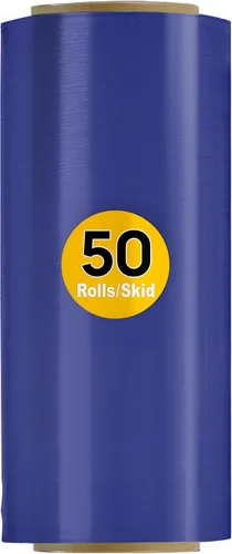 Vista 13 de 8NET - Envoltura elástica resistente de 20 x 5000 pies, calibre 80, película retráctil de plástico negro, caja de 1 rollo