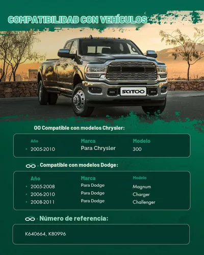 Vista 2 de SCITOO Kit de suspensión RWD de 4 piezas para 2006-2010 para Dodge Charger 2008-2011 para Dodge Challenger 2005-2008 para Magnum 2005-2011