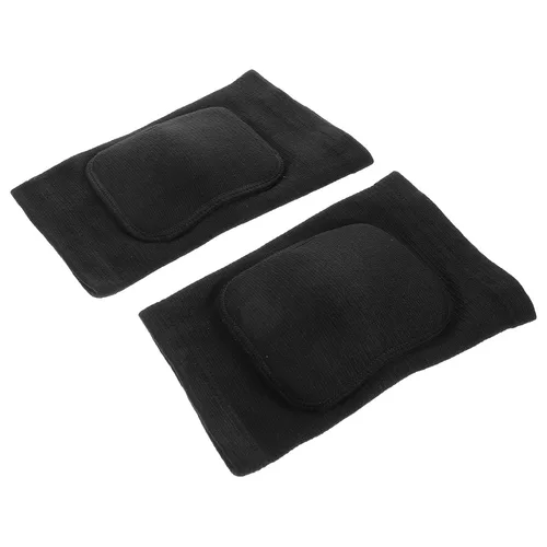 Volleyball Knee Pads for Women Men Thickened Sponge Protective Knee Brace for Football Yoga Dance and Skating 1 Pair Black L