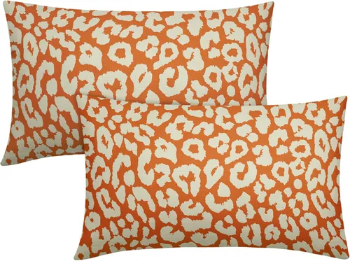 Vista 21 de Juego de 2 fundas de almohada con estampado de leopardo negro de 16 x 16 pulgadas, diseño de animal de guepardo, chinoiserie, fundas de almohada