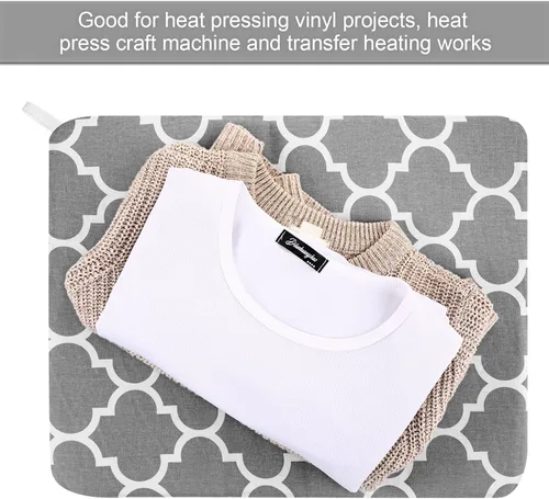 Vista 4 de 3 alfombrillas de prensa térmica compatibles con Easypress 2Easypress Easy Press Mat protector resistente de doble cara aplicable aislamiento