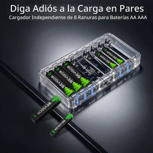 Vista 5 de Cargador de batería AA AAA para batería recargable AA AAA, cargador solamente