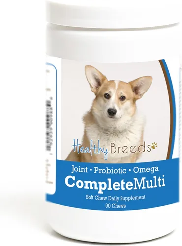 Vista 364 de Healthy Breeds Cavalier King Charles Spaniel - Multivitamínico todo en uno, completo con probióticos, glucosamina, condroitina y omegas, 60