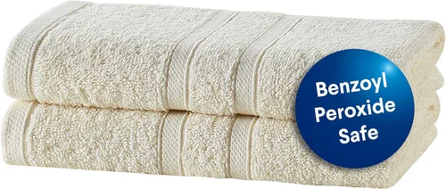 Vista 14 de CLOROX Toallitas de baño 100% algodón aptas para usar blanqueador, de secado rápido (12" x 12"), altamente absorbentes, suaves y ligeras, ideales