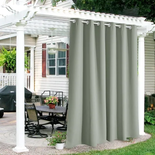 Vista 60 de RYB HOME - Cortinas opacas extraanchas para exteriores, impermeables, resisten el viento, 100 pulgadas de ancho x 84 pulgadas de largo, 1 panel