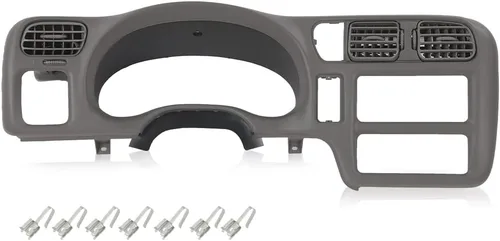 Vista 16 de G-PLUS Borde de bisel del clúster de indicadores Capucha Compatible con Mazda Miata 1990-1993 Reemplazo de bisel del tablero para NA01-55-420B-00