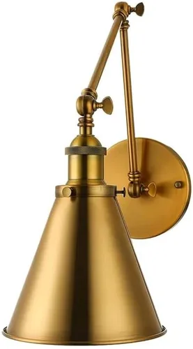 Vista 5 de LED Wall Sconce Nordic Gold Folding Lamp Retro Industrial Home Decor Restaurant Coffee Shop Milk Study Light