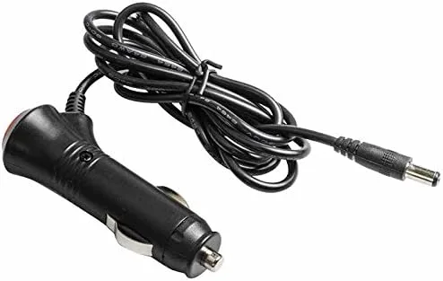 Vista 2 de Haloview 12V-24V Adaptador de enchufe de alimentación para encendedor de cigarrillos de motocicleta de 4.9 ft y conector de alimentación CC hembra