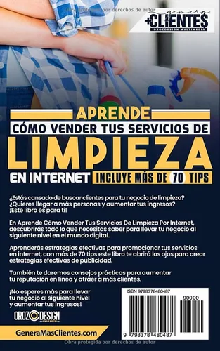 Vista 2 de Aprende Como Vender Tus Servicios De Limpieza En Internet Incluye Más De 70 Tips (Spanish Edition)