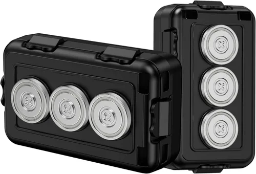 Caja magnética para llaves, soporte magnético para llaves debajo del automóvil, soporte magnético para ocultar una llave, IPX7 impermeable para