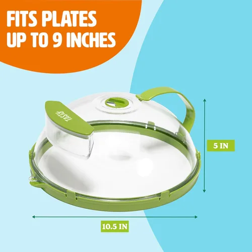 Vista 8 de Tasty Cubierta para microondas con entrada de agua verde, 1 pieza
