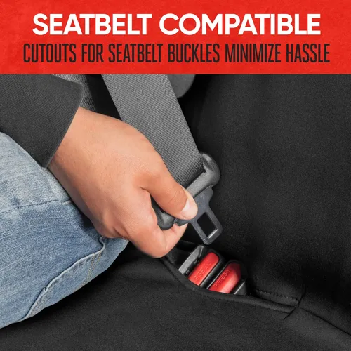 Vista 3 de AllProtect - Funda de neopreno impermeable para el asiento trasero de automóvil, SUV, camión, instalación rápida, ajuste universal resistente
