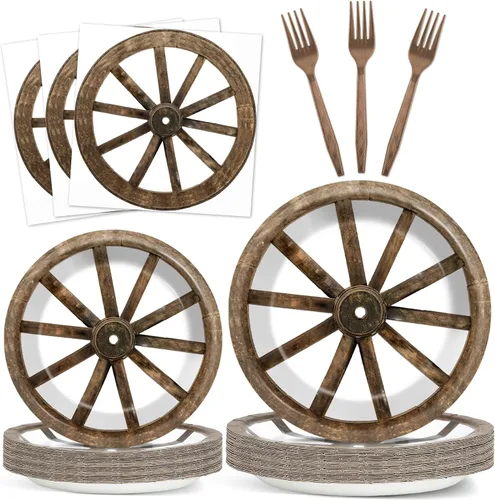 Vista 56 de 96 piezas de platos y servilletas de oro rosa para fiesta de cumpleaños número 9 para niñas, suministros de fiesta de oro rosa, juego de vajilla