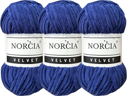 Vista 38 de Hilo de Terciopelo Suave Chenille para Ganchillo Super Voluminoso (100g-3.50oz) (68m-74.3 yds) Hilo para Manta de Bebé para Tejer Amigurumi Hilo
