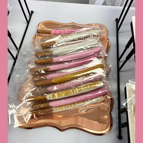 Vista 7 de Morepack Bolsas de celofán autosellables, 2 x 10 pulgadas, 100 bolsas transparentes para barra de pretzel, bolsa resellable para embalaje, paletas