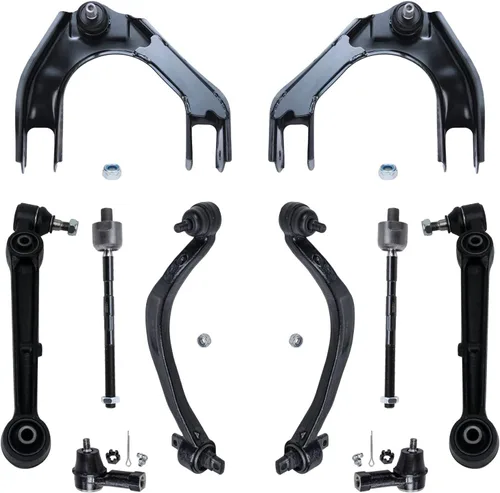 Vista 77 de Detroit Axle - Kit de suspensión de 10 piezas para Nissan Frontier Xterra Pathfinder 2005-2012, 4 brazos de control superiores inferiores