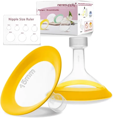 Vista 27 de Nenesupply Bridas ovaladas de 0.512 in compatibles con piezas de extractor de leche Medela Reemplazan los accesorios de brida Medela. Trabaja