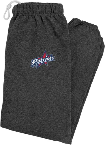 Vista 407 de LOGOVISION Pantalones deportivos para hombre con logotipo primario colegiado colección jaspeado carbón