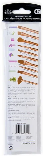 Vista 8 de Royal & Langnickel Crafter's Choice Pro - Juego de pinceles sintéticos para manualidades (4 unidades)