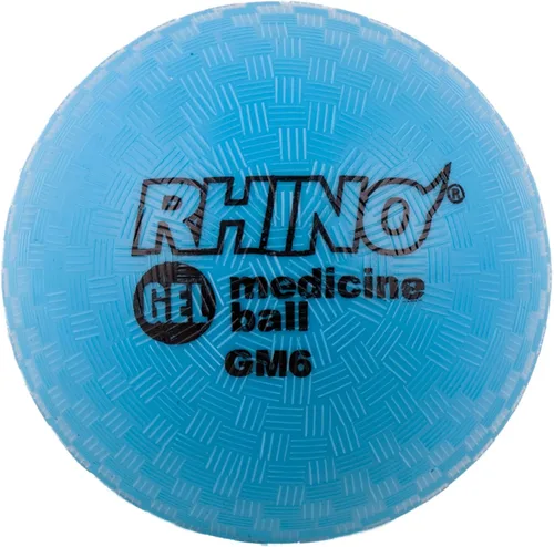 Vista 9 de Champion Sports Rhino Gel Filled Medicine Ball – Durable, Soft Grip Weighted Ball for Strength, Cardio, & Rebounder Training – Multiple Weights for