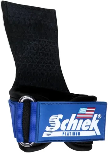 Vista 11 de Schiek Sports Model 1907 Platinum Edition Ultimate Grips - Correas de levantamiento de pesas 3 en 1, muñequeras y almohadillas de agarre, control