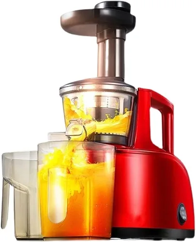Máquina exprimidora, exprimidor lento de masticación, extractor de exprimidor de prensa en frío para verduras y frutas, con función inversa, fácil