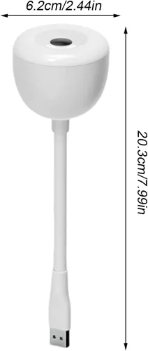 Vista 7 de Proyector de luz nocturna de luna, lámpara de proyector USB con 3 modos LED ambientales, control remoto, luz nocturna, dormitorio, sala de estar