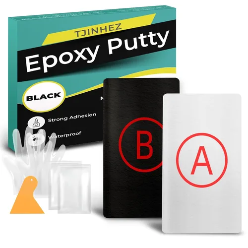 Black Epoxy Putty 14oz High Strength Filler Metal Wood Tile Ceramic