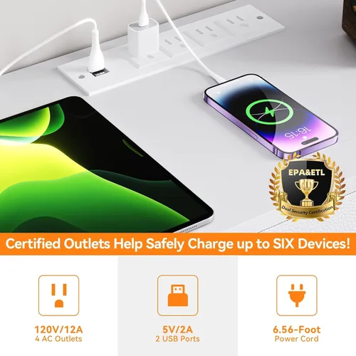 Vista 13 de Cómoda para dormitorio, soporte de TV con tomas de corriente y luz LED, cómoda de 6 cajones con bolsillos laterales y ganchos, cómoda ancha