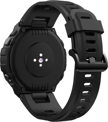 Vista 4 de Paquete de 2 correas impermeables compatibles con Amazfit T-Rex Pro Watch, correa de repuesto de silicona suave para reloj inteligente Amazfit