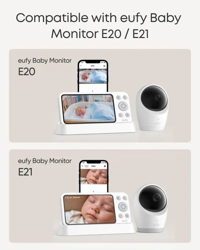 Vista 2 de eufy Security Base de carga para monitor de bebé, compatible con monitor de bebé E20 / E21, carga