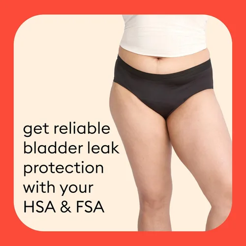 Vista 9 de Thinx For All Leaks Ropa interior de cintura alta, con capacidad de hasta 100 ml o 6 cucharadas o 1/4 de taza de líquido*, ropa