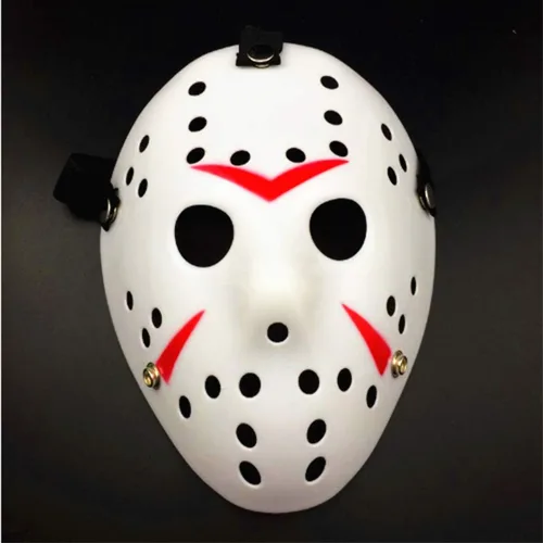 Vista 2 de Leprato Máscara de terror de Halloween, fiesta de máscaras, disfraz de cosplay