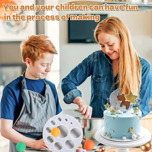 Vista 7 de KALAIEN Molde de silicona para pastelería con piedras preciosas de cabujón para decoración de pasteles, decoración de cupcakes, arcilla polimérica