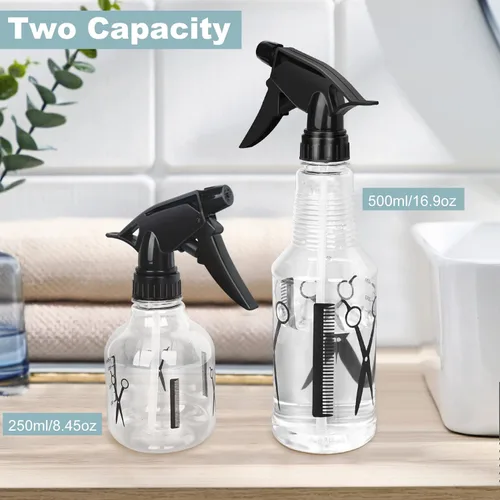 Vista 3 de Avenoir Botella de Spray Mister, Contenedor Ajustable de Almacenamiento de Spray de 250ml y 500ml para Cabello, Plantas y Limpieza del Hogar