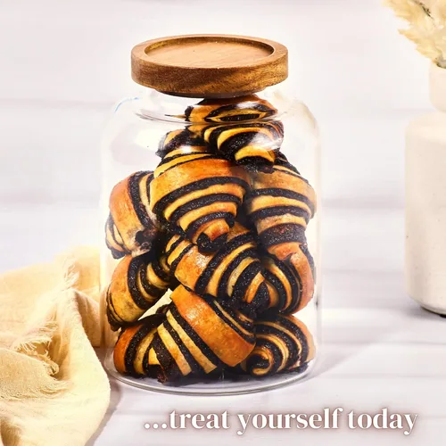 Vista 7 de Pasteles Rugelach Croissant de Chocolate Pan Babka de Chocolate Pastelería de Desayuno Snack de Café Kosher, Sin Lácteos y Sin Nueces