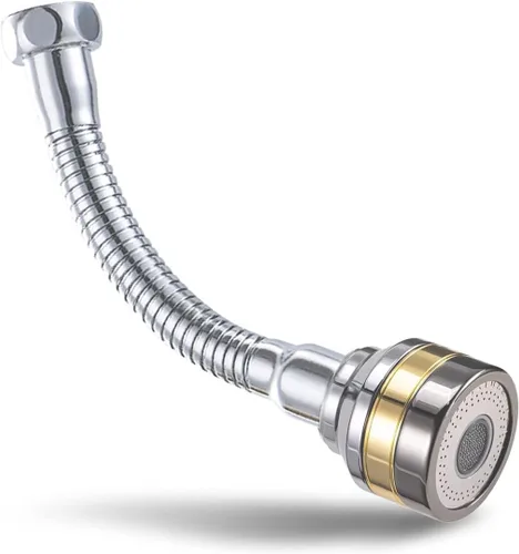 Aireador de grifo giratorio, boquilla de grifo de doble función de 360 grados, accesorio giratorio para fregadero de cocina, extensor de grifo