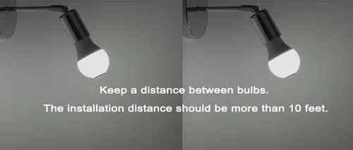 Vista 5 de Bombillas con sensor de movimiento para interiores y exteriores, bombilla LED con detector de movimiento A19 de 9 W, equivalente a 60 vatios, luz