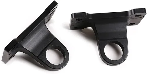 Vista 5 de Gancho de remolque resistente de aleación de aluminio para Land Rover Defender 90 110 2020-2022 Kit para accesorios de remolque (2 unidades, negro)
