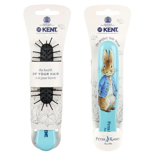 Vista 12 de Kent ARTH1 - Cepillo de pelo para bebés, cepillo para niños, cepillos pequeños para cabello y cepillo de viaje, desenredante de cabello con cerdas